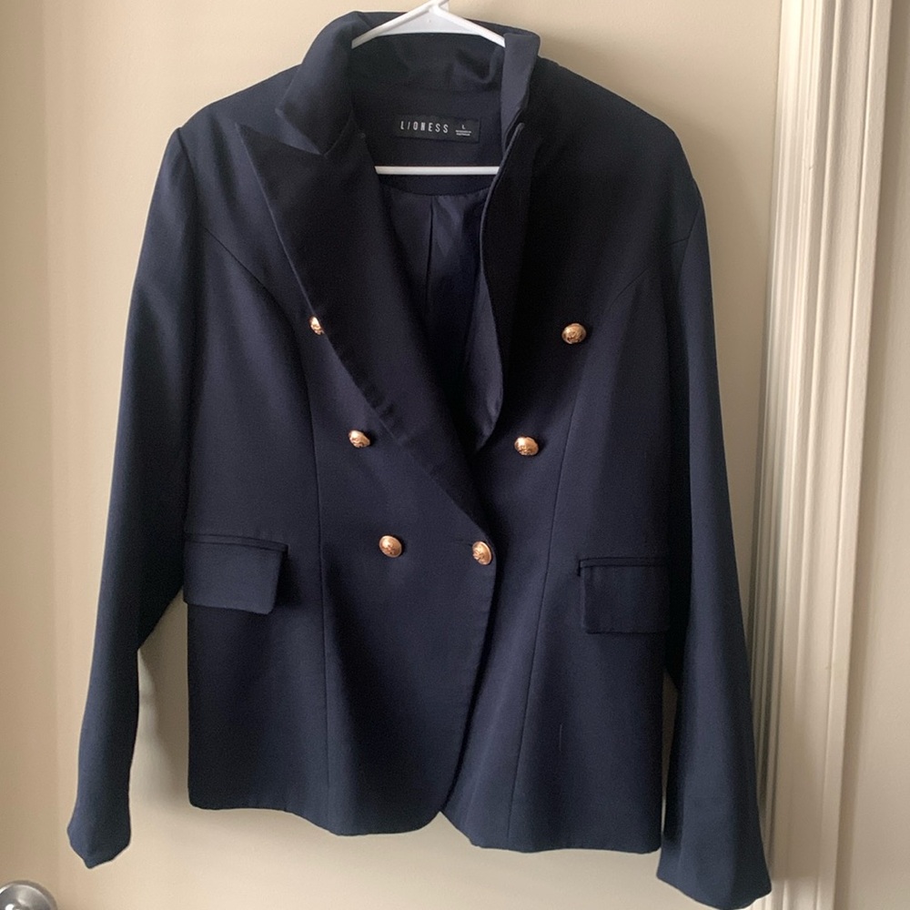 Oversized Navy Blazer